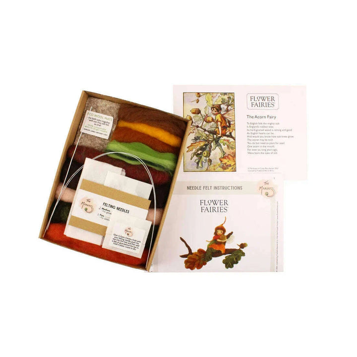 Felting Kit -  Acorn Fairy Needle Felting Kit
