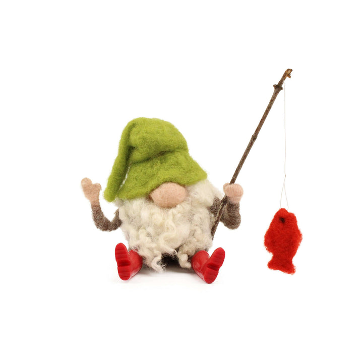 Felting Kit - Fishing Gnome Needle Felt Kit
