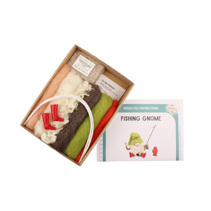Felting Kit - Fishing Gnome Needle Felt Kit