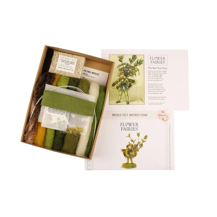 Felting Kit -  Flower Fairy- Box Tree Needle Felting Kit
