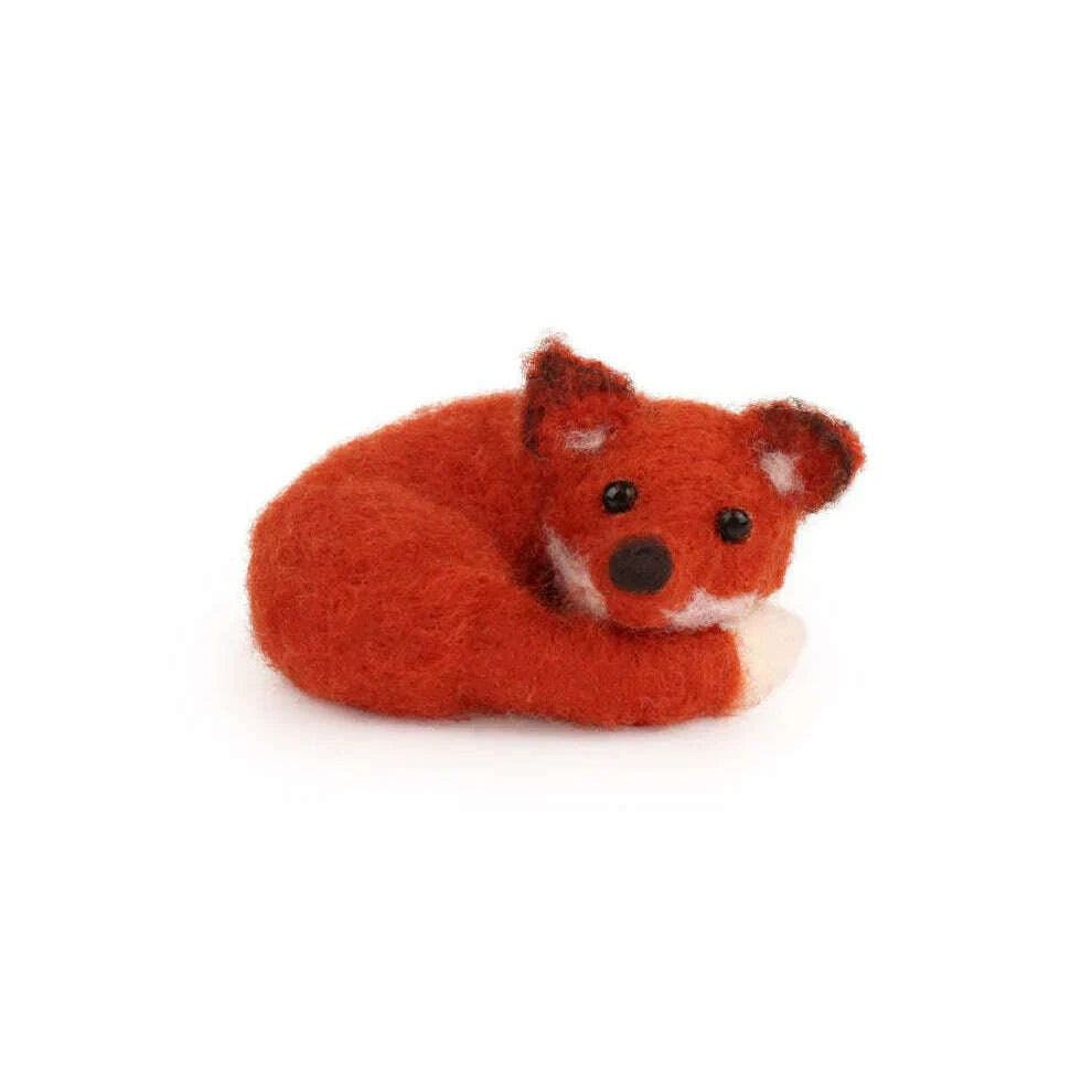 Felting Kit - Fox Cub Small Needle Felt Kit