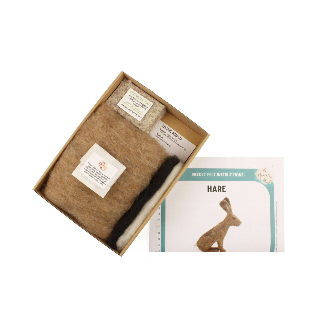 Felting Kit - Hare Needle Felt Kit