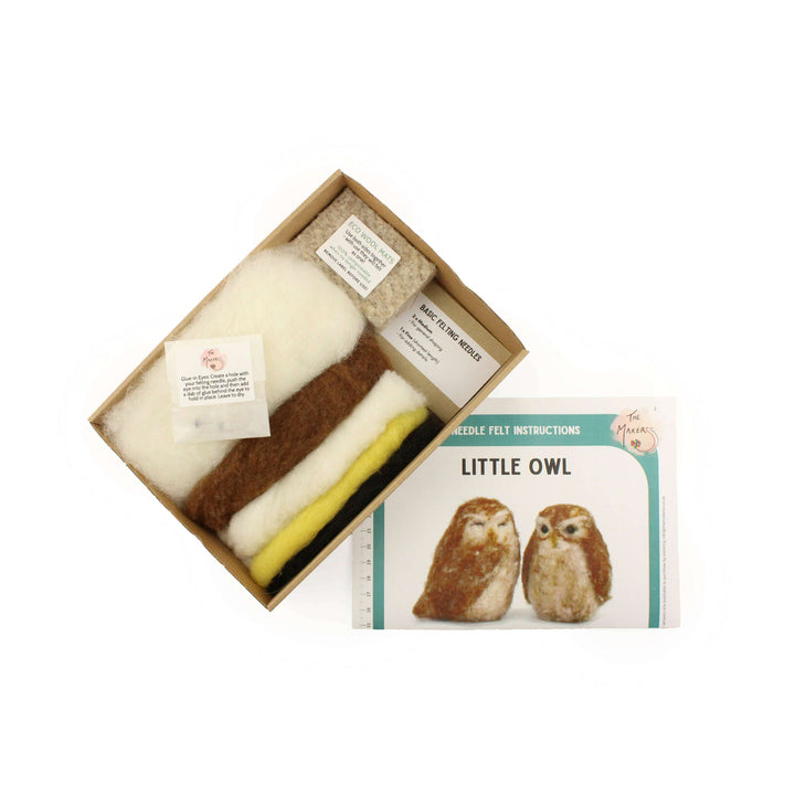 Felting Kit - Little Owl Needle Felt Kit