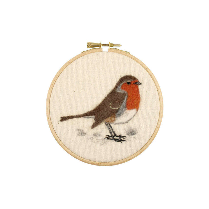 Felting Kit - Robin 2D Kit. In Support of RSPB Charity