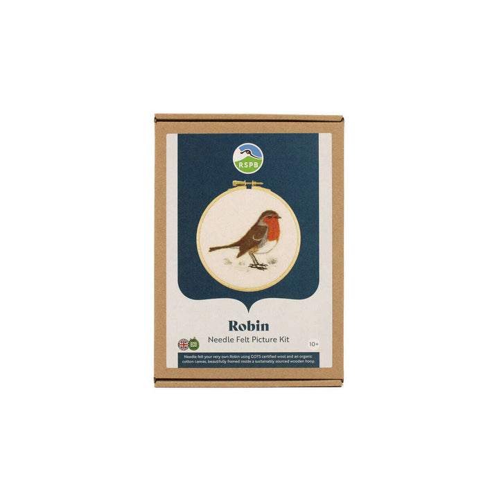 Felting Kit - Robin 2D Kit. In Support of RSPB Charity