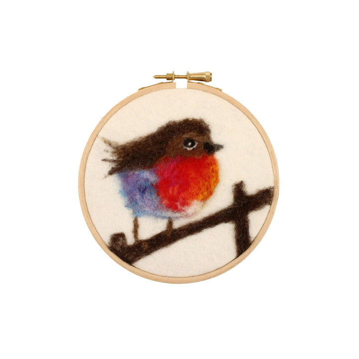 Felting Kit - Robin Hoop Picture Needle Felt Kit
