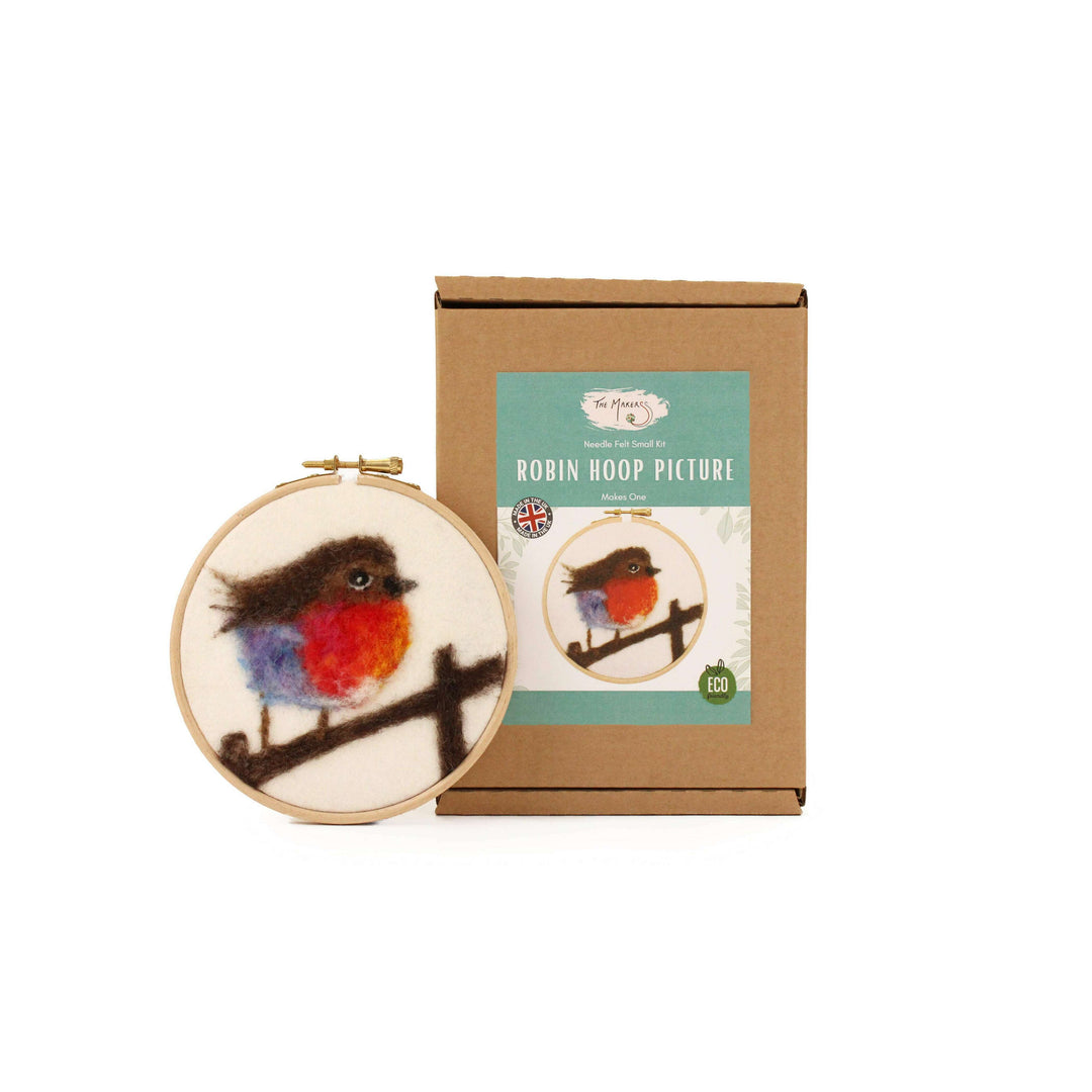 Felting Kit - Robin Hoop Picture Needle Felt Kit