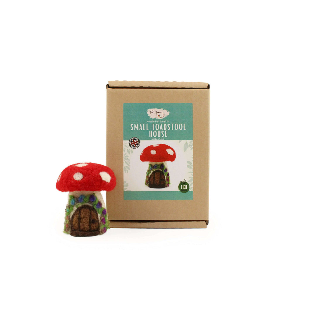 Felting Kit - Small Toadstool House Needle Felt Kit