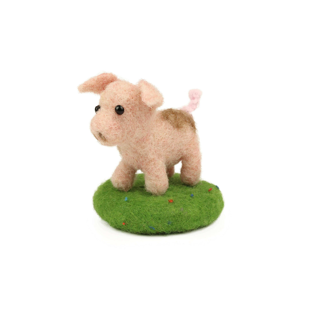 Felting Kit - Tiny Pig Needle Felt Kit