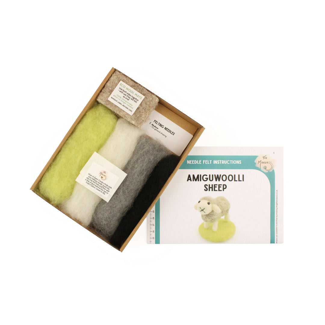 Felting Kit - Tiny Sheep Needle Felt Kit