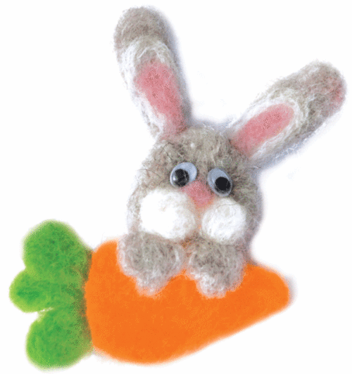 Felting kit Fan of carrot V-02C