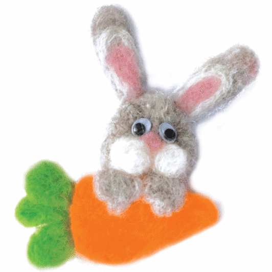 Felting kit Fan of carrot V-02C