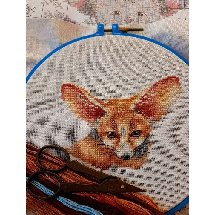 Fennec Fox Family SM-509 Counted Cross Stitch Kit