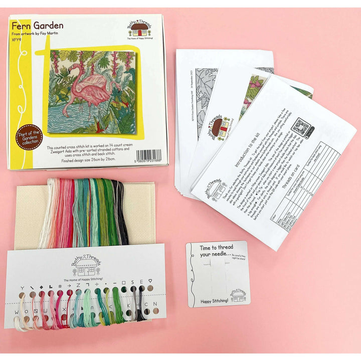 Fern Garden XFY9 Counted Cross Stitch Kit