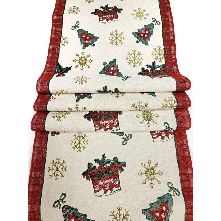 Festive Christmas Presents Table Runner F07M5-10D