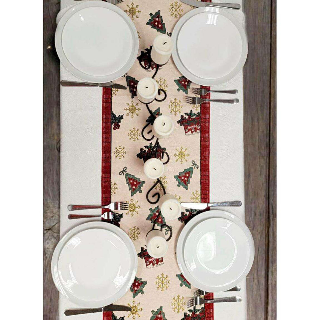 Festive Christmas Presents Table Runner F07M5-10D