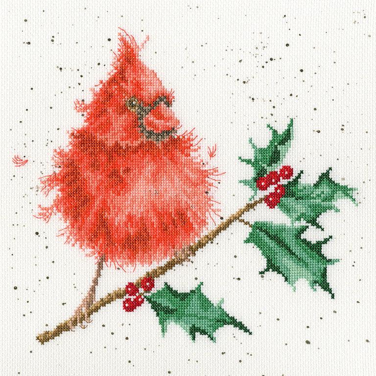 Festive Feathers XHD67 Counted Cross Stitch Kit