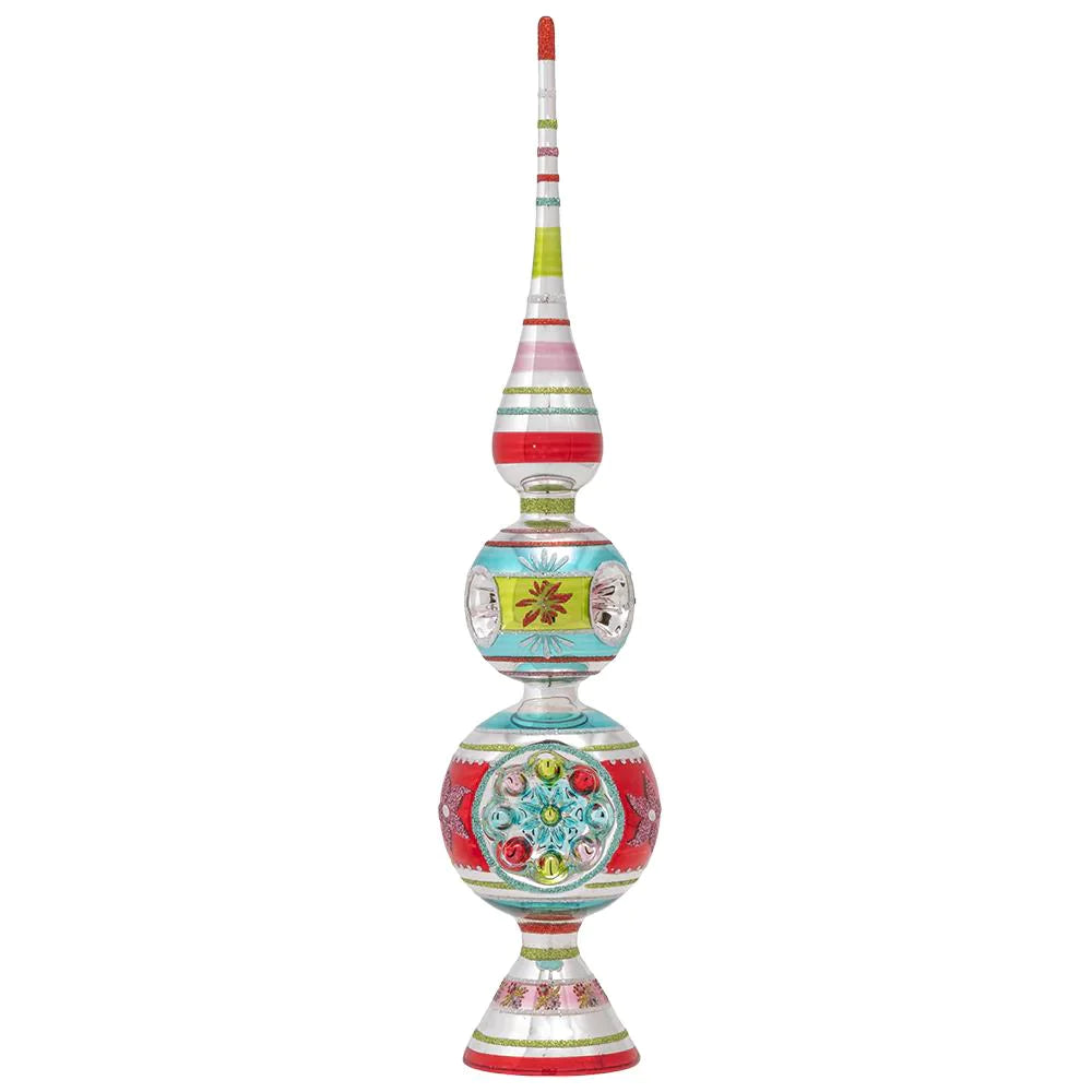 Festive Fete 13" Finial Stand With Reflectors by Shiny Brite - Quirks!