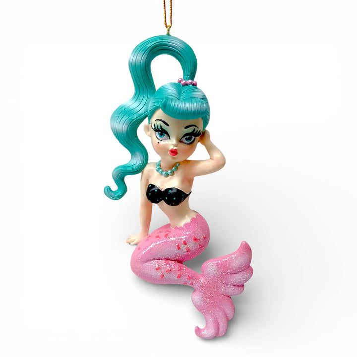 Dolly Mermaid Ornament by Miss Fluff