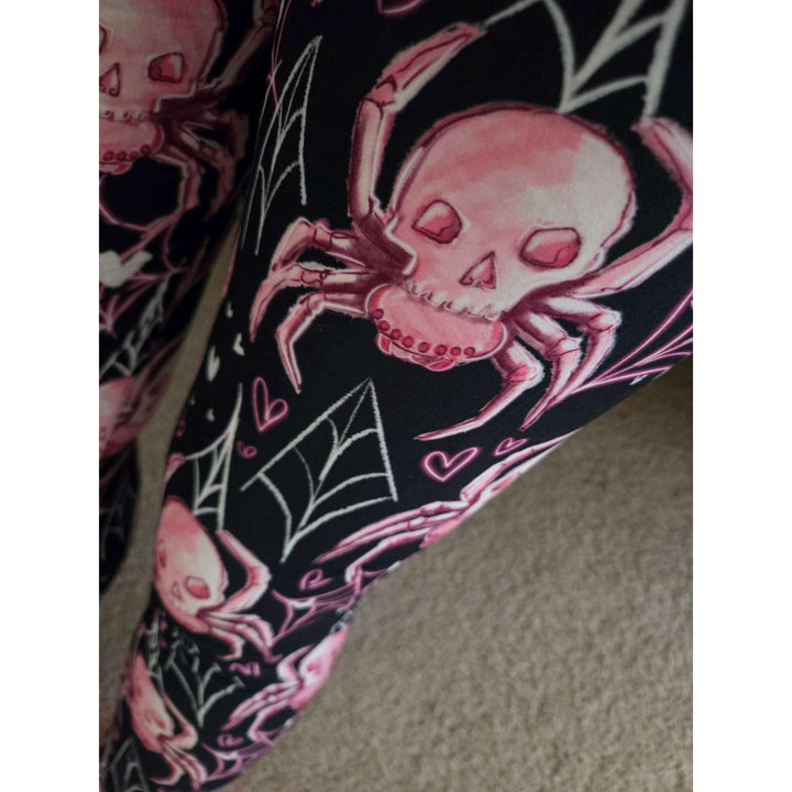 Fierce Love Exclusive Leggings - High-quality Handcrafted Vibrant Valentine's Day Valentine Spooky Love