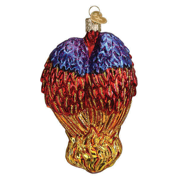 Old World Christmas Fiery Phoenix Blown Glass Ornament