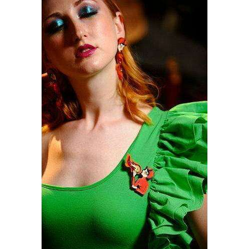 Fire Breather Halloween Brooch by Laliblue - Quirks!