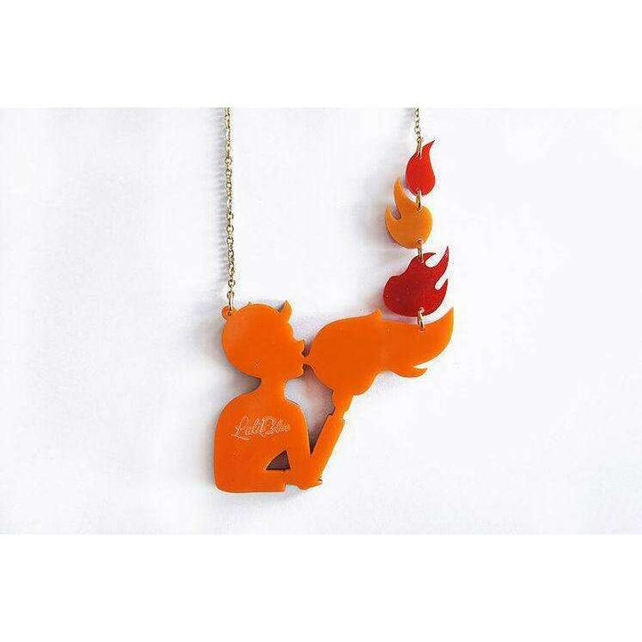 Fire Breather Halloween Necklace by Laliblue - Quirks!