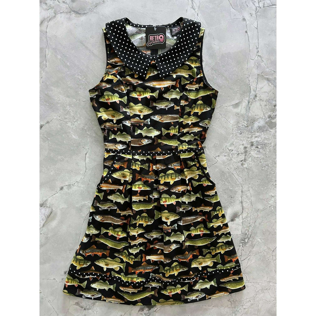 Fish Collared Dress