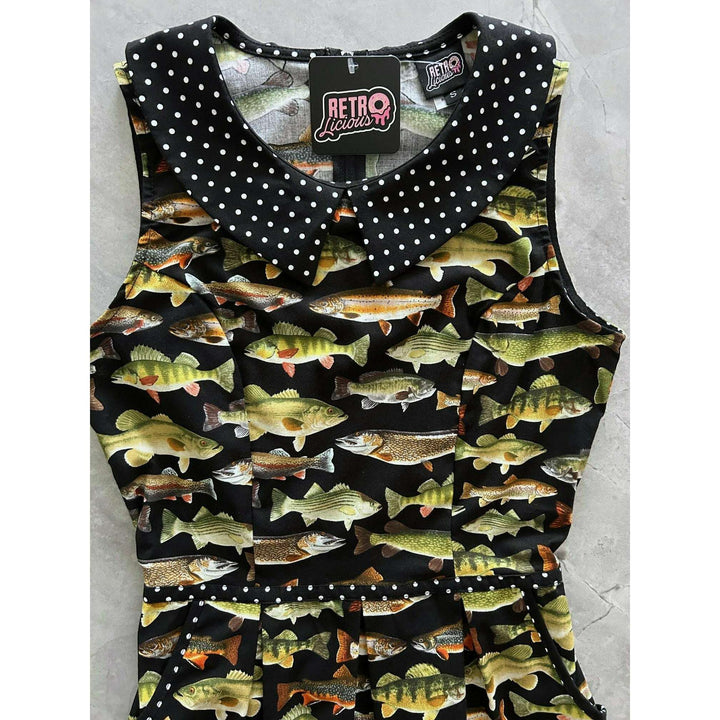 Fish Collared Dress