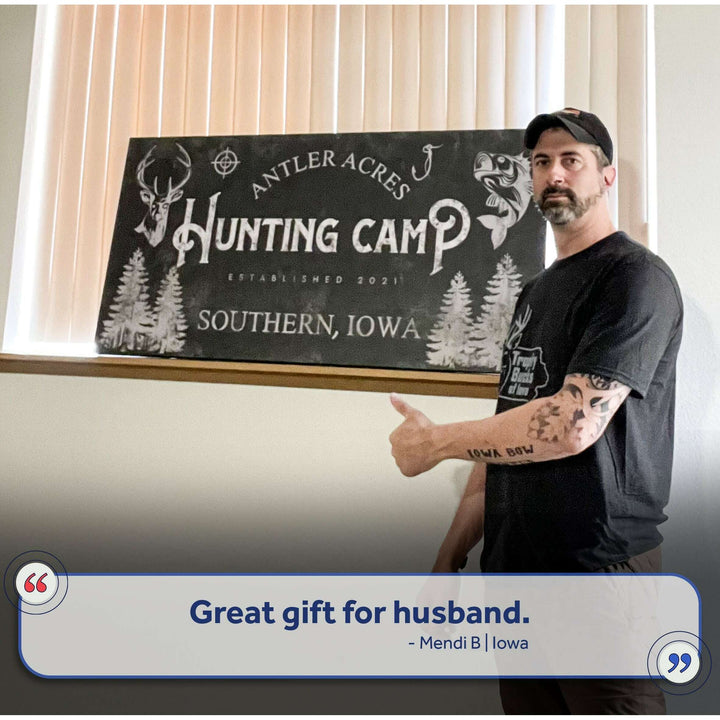 Fishing And Hunting Sign III
