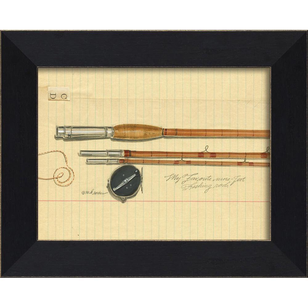 Fishing Rod Wall Art By Spicher and Company - Quirks!