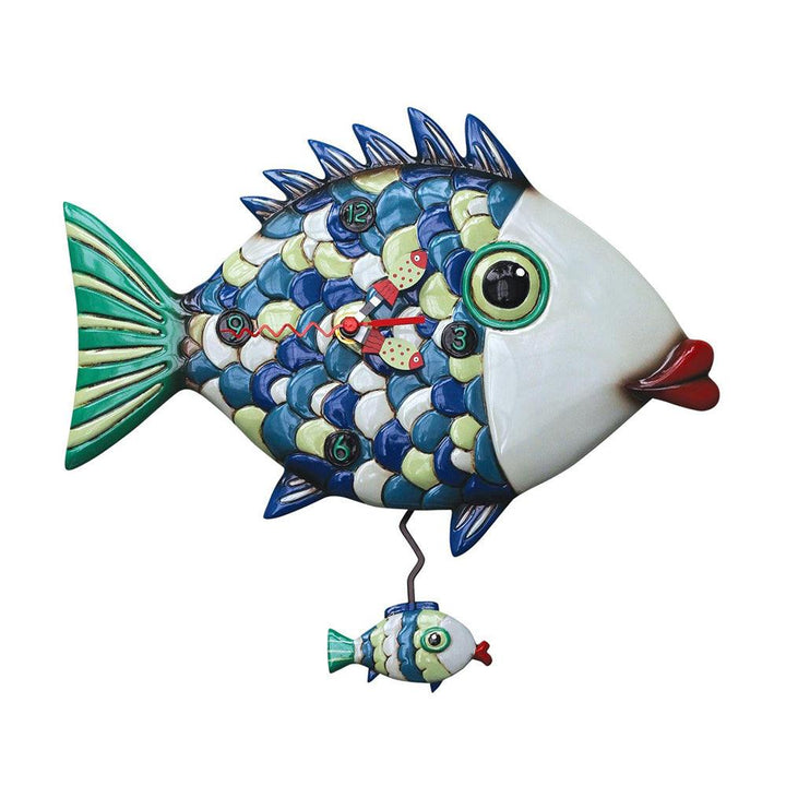 Fishy Lips Wall Clock by Allen Designs - Quirks!
