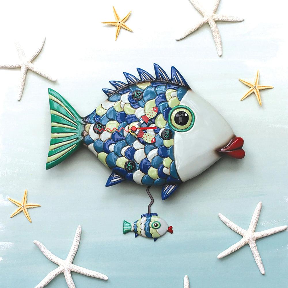 Fishy Lips Wall Clock by Allen Designs - Quirks!