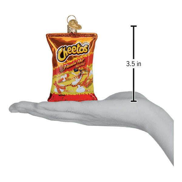 Old World Christmas Flamin' Hot Cheetos Blown Glass Ornament
