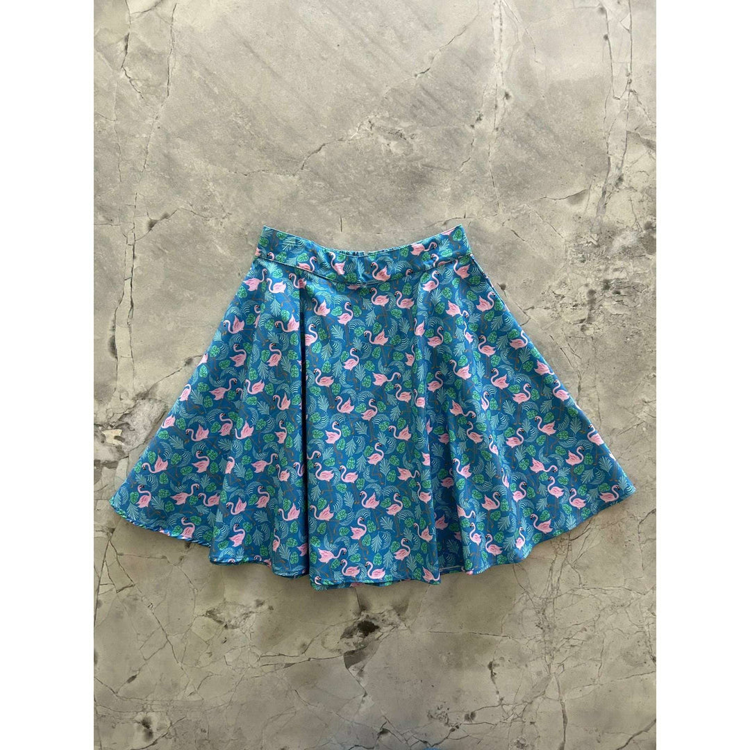 Flamingo Skater Skirt
