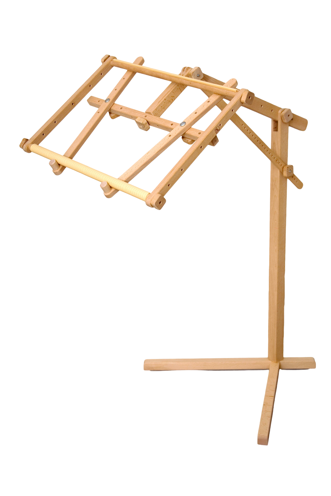 Wooden embroidery stand FLOOR-STANDING Flamingo without frame CSFL1