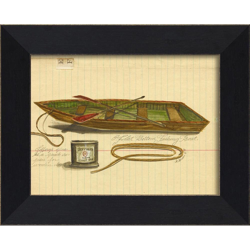 Flat Bottom Boat Wall Art By Spicher and Company - Quirks!