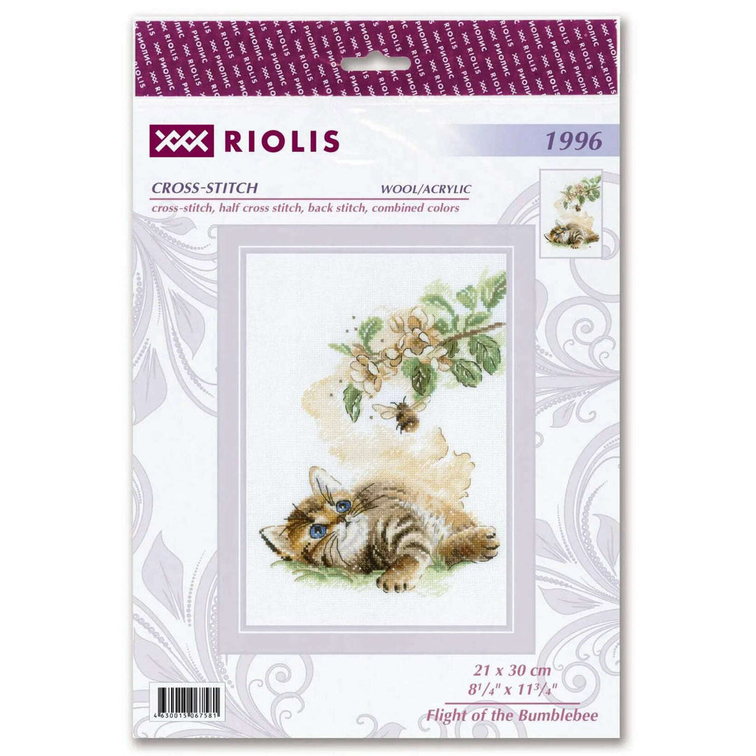 Flight of the Bumblebee R1996 Counted Cross Stitch Kit