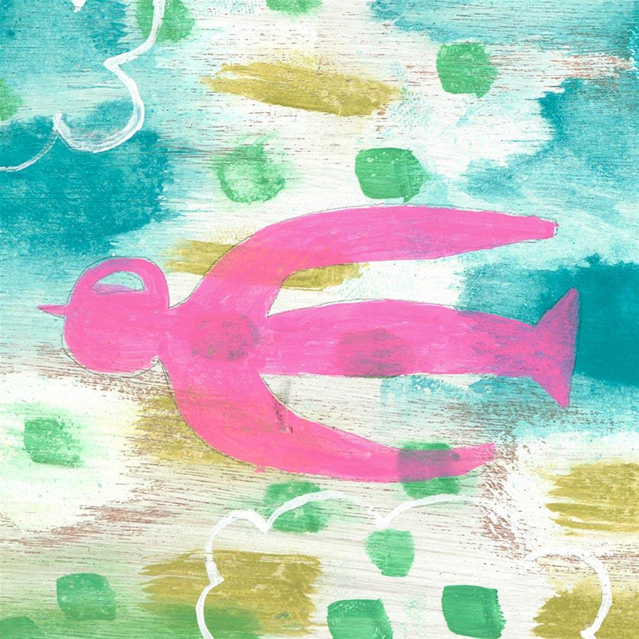 "Floating Bird" Gallery Wrap Art Print - Quirks!