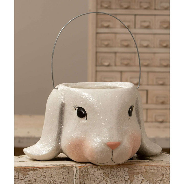 Floppy Ear Bunny Bucket Lg by Bethany Lowe Designs, image 4
