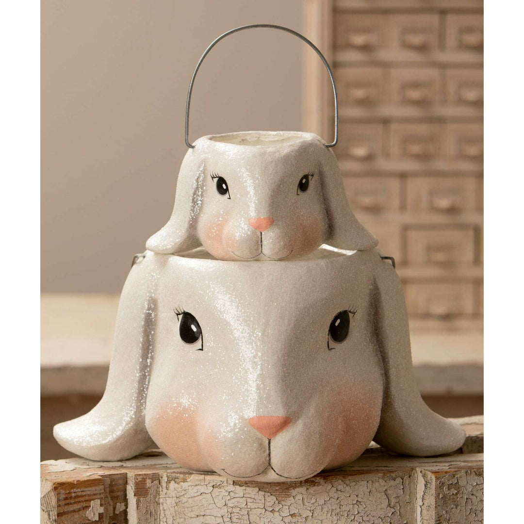 Floppy Ear Bunny Bucket Lg by Bethany Lowe Designs, image 5