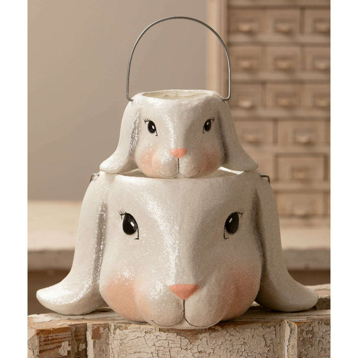 Floppy Ear Bunny Bucket Lg by Bethany Lowe Designs, image 5