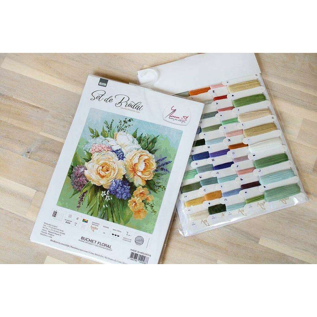 Floral bouquet B2370L Counted Cross-Stitch Kit