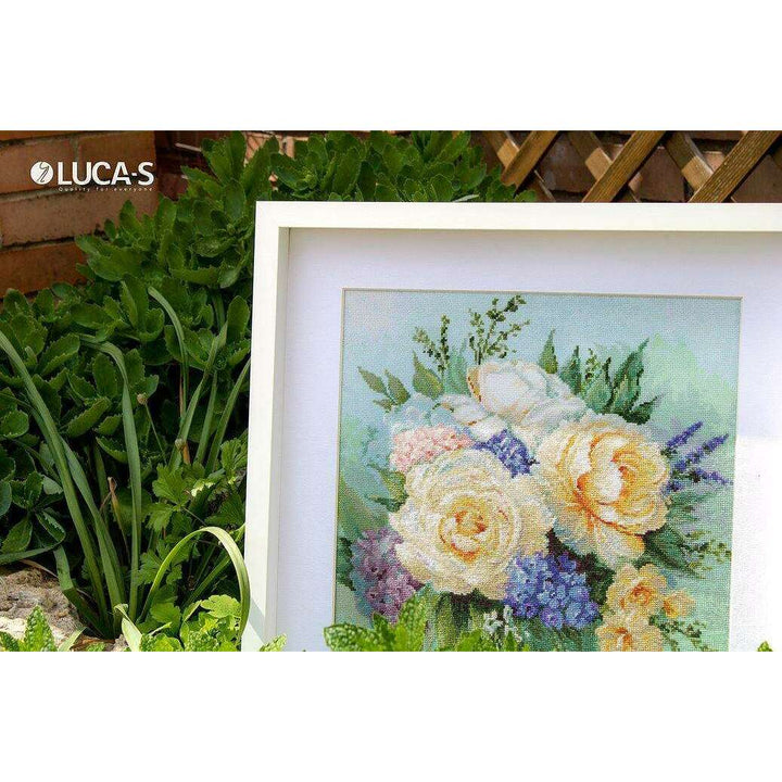Floral bouquet B2370L Counted Cross-Stitch Kit