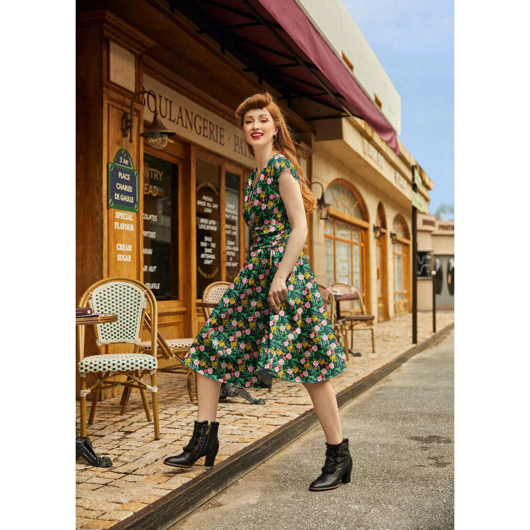 Floral Greta Dress - 4X only, 1 left!