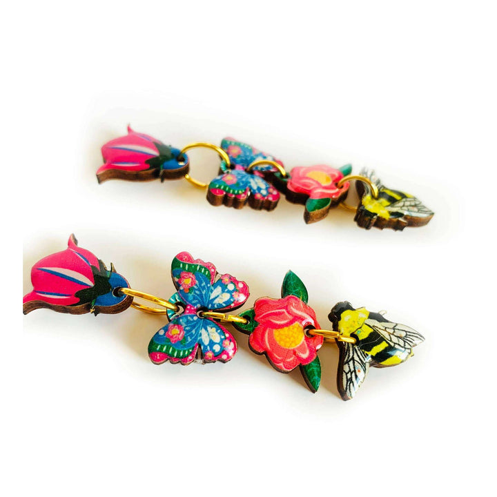 Floral Heaven Dangle Earrings by Rosie Rose Parker