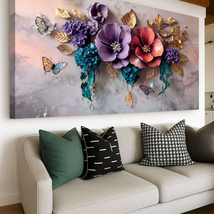 Floral Symphony Wall Art