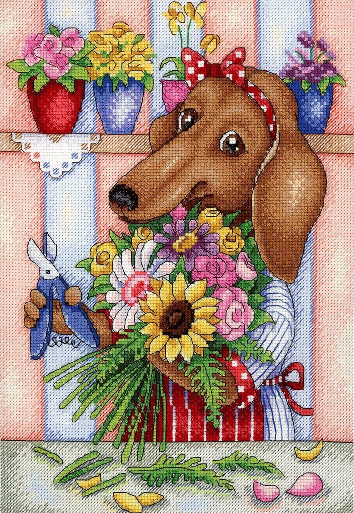 Florist SNV-677 Counted Cross Stitch Kit