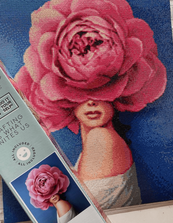 Flower Fantasy CS2519 15.8 x 19.7 inches Crafting Spark Diamond Painting Kit