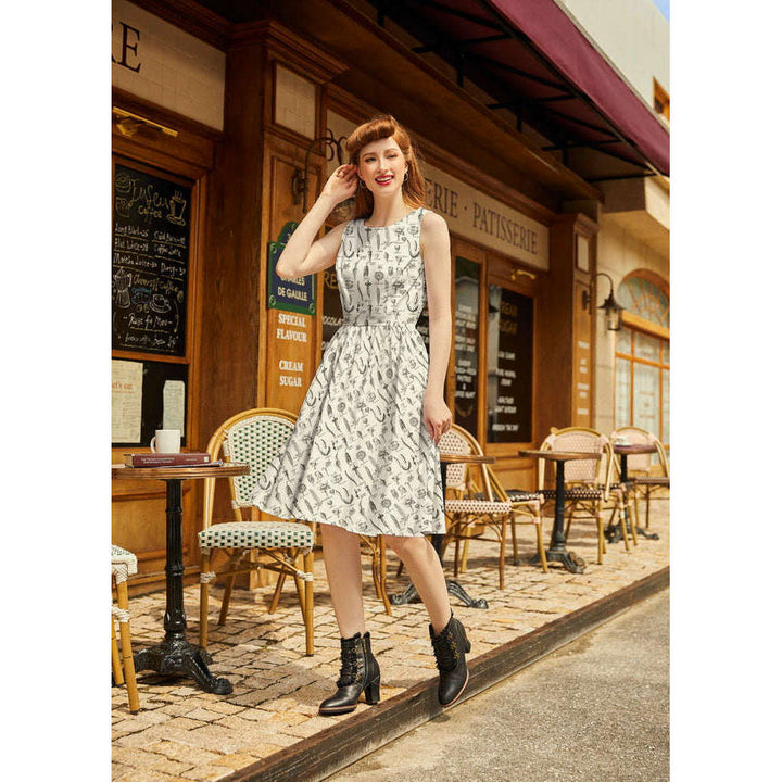 Flower Parts Vintage Dress